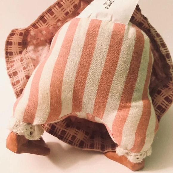 Vintage Russ Berrie Country Folks Duck Kathleen  Kelly Ceramic Bean Bag Duck - Picture 10 of 14